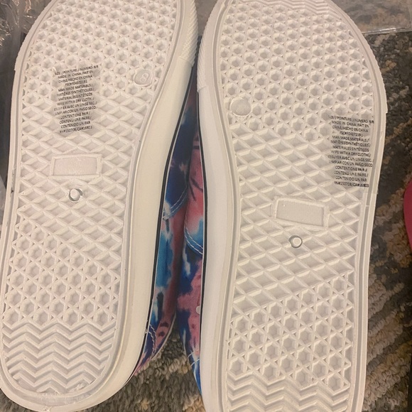 New Tie Dye Cushion Walk Shoe White Pink Blue Size 8 M Ladies Lightweight 2/$25 - Picture 2 of 2